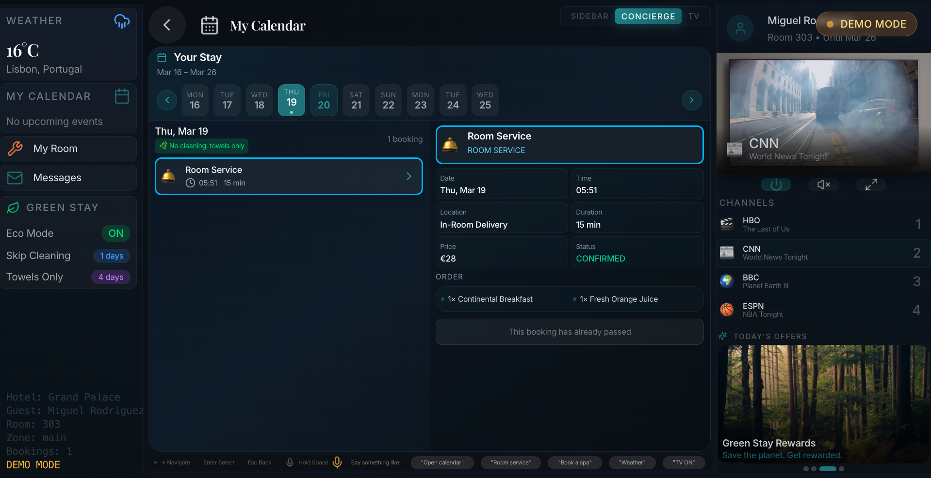 ZAXIA TV — My Calendar